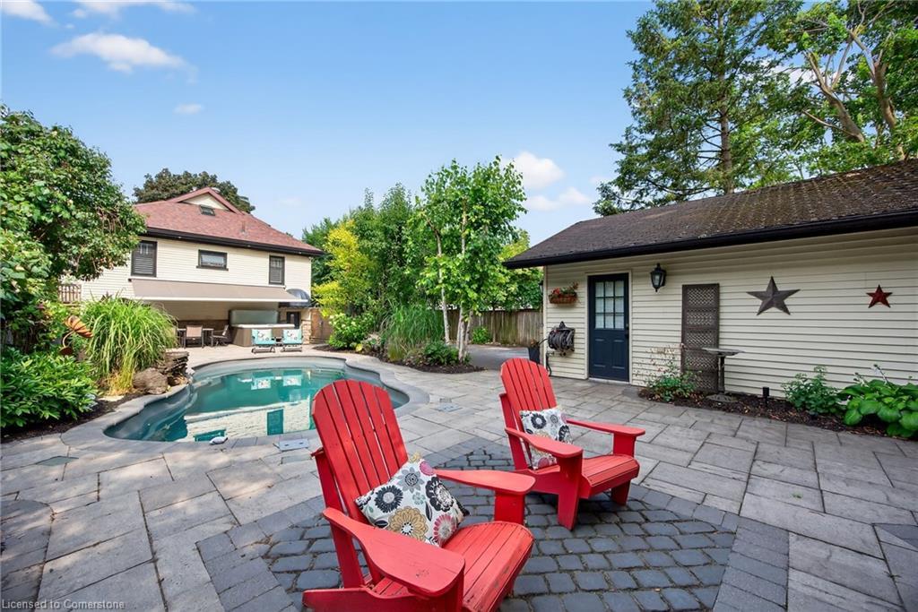 108 Owen Street, Barrie, ON - Outdoor With In Ground Pool With Deck Patio Veranda With Exterior