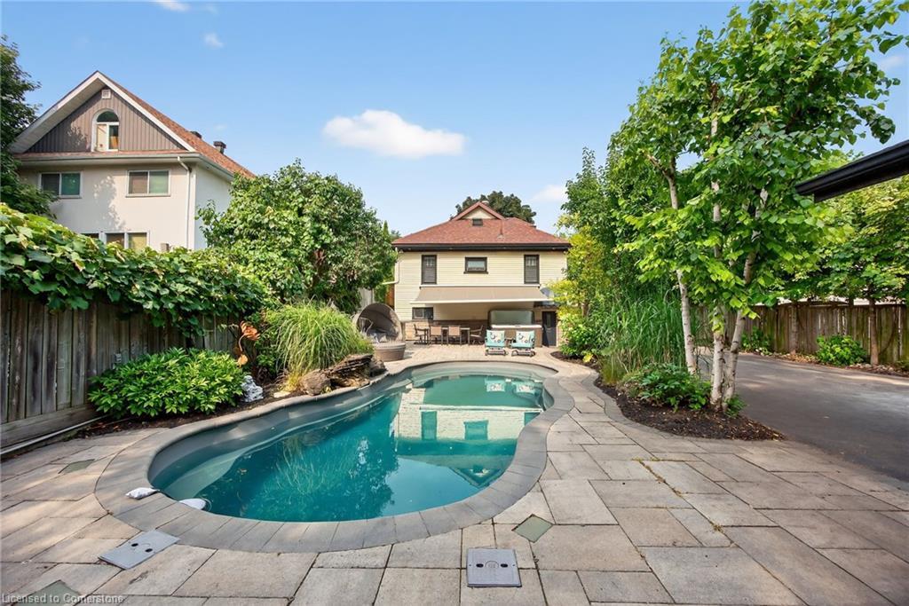 108 Owen Street, Barrie, ON - Outdoor With In Ground Pool With Backyard