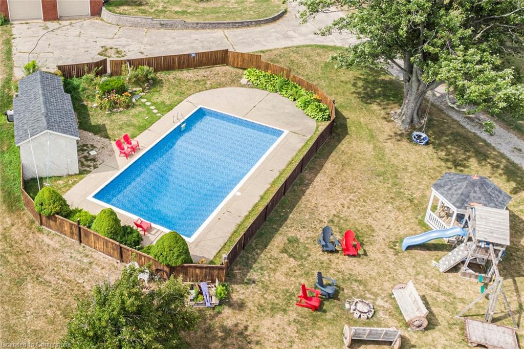 1590 Middleton North Walsingham Road, Walsingham, ON - Outdoor With In Ground Pool