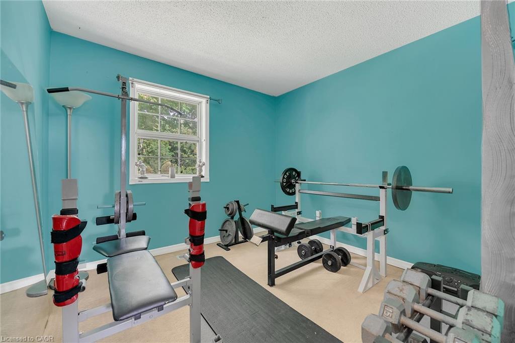 920 Highway 56, York, ON - Indoor Photo Showing Gym Room