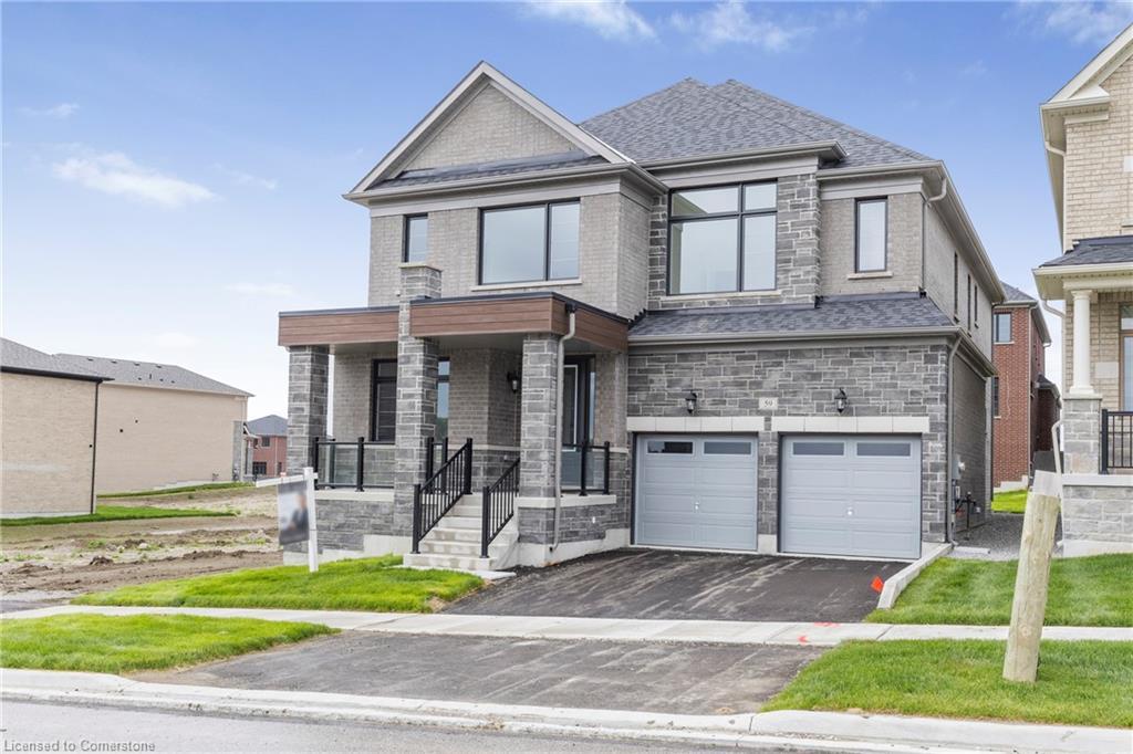 59 Cunningham Drive, Bradford West Gwillimbury, ON - Outdoor With Facade