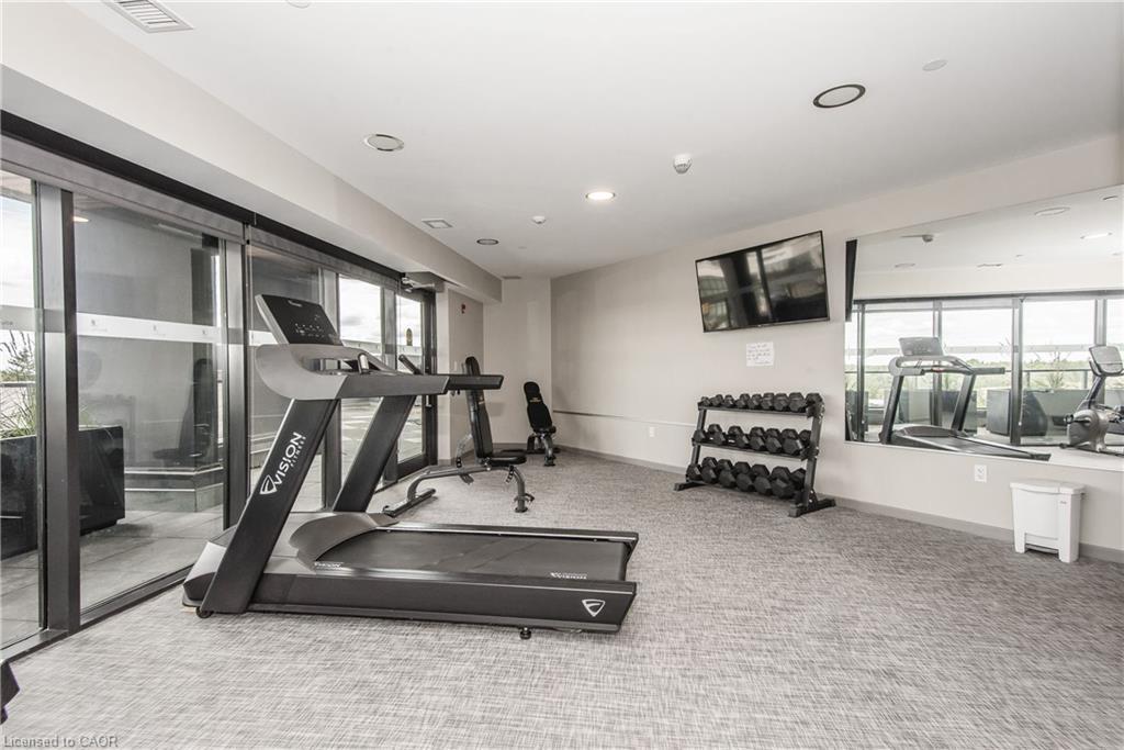 102-332 Gosling Gardens, Guelph, ON - Indoor Photo Showing Gym Room