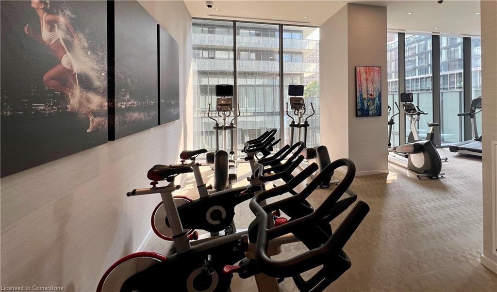 2206-42 Charles Street E, Toronto, ON - Indoor Photo Showing Gym Room