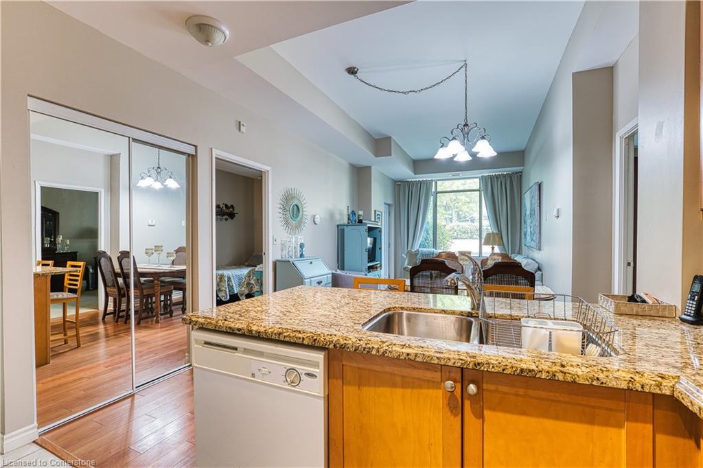 103-400 Romeo Street N, Stratford, ON - Indoor Photo Showing Kitchen With Double Sink