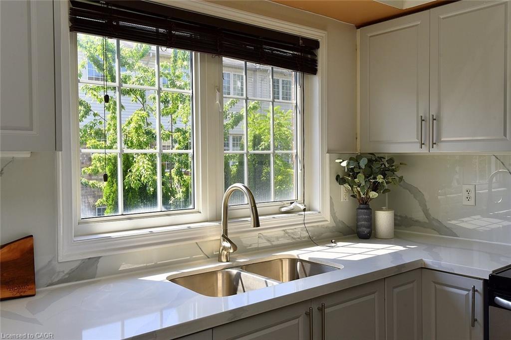 45 Ohara Lane, Hamilton, ON - Indoor Photo Showing Kitchen With Double Sink