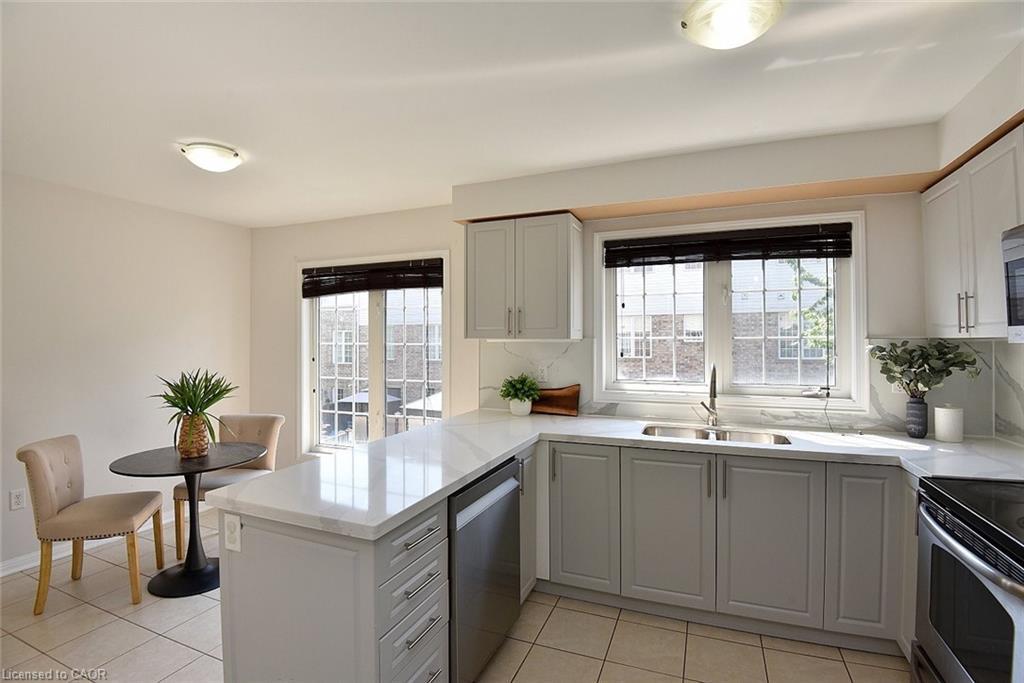 45 Ohara Lane, Hamilton, ON - Indoor Photo Showing Kitchen With Double Sink