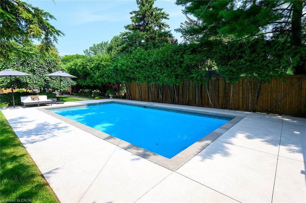 655 Gayne Boulevard, Burlington, ON - Outdoor With In Ground Pool With Backyard