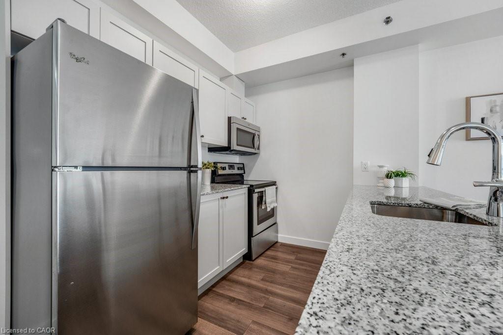 301-150 Water Street N, Cambridge, ON - Indoor Photo Showing Kitchen With Stainless Steel Kitchen