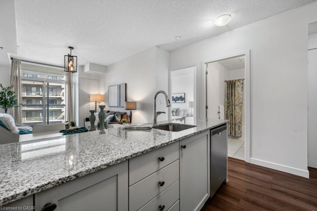 301-150 Water Street N, Cambridge, ON - Indoor Photo Showing Kitchen With Upgraded Kitchen