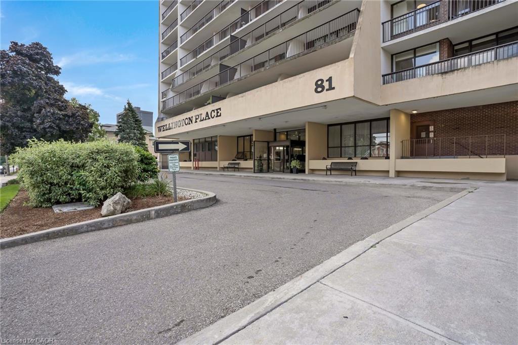 503-81 Church Street, Kitchener, ON - Outdoor With Balcony