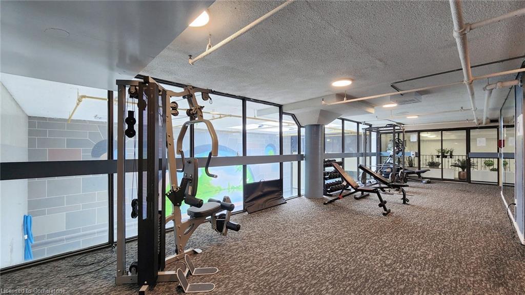 1205-99 Blackwell Avenue, Toronto, ON - Indoor Photo Showing Gym Room