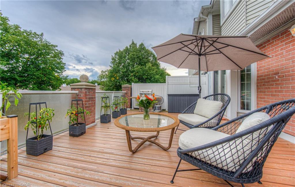 4-313 George Street N, Cambridge, ON - Outdoor With Deck Patio Veranda With Exterior