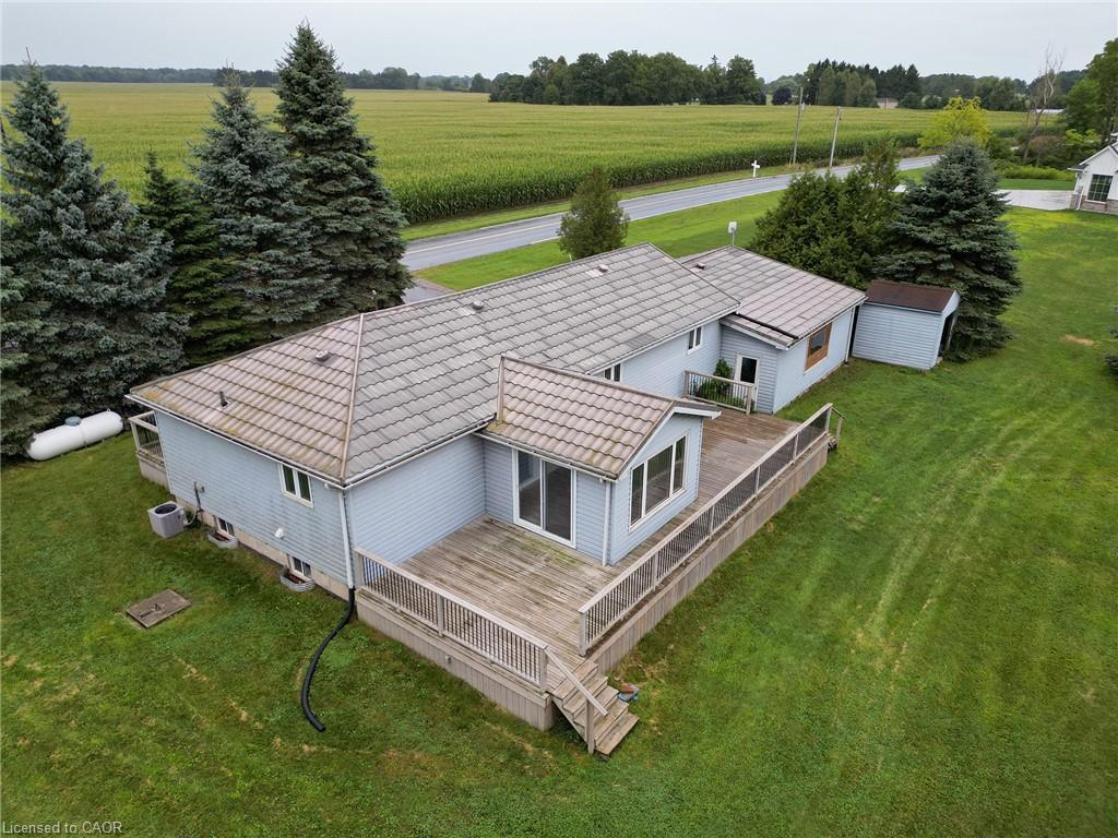 35383 Lake Line, Southwold, ON - Outdoor With Deck Patio Veranda With View