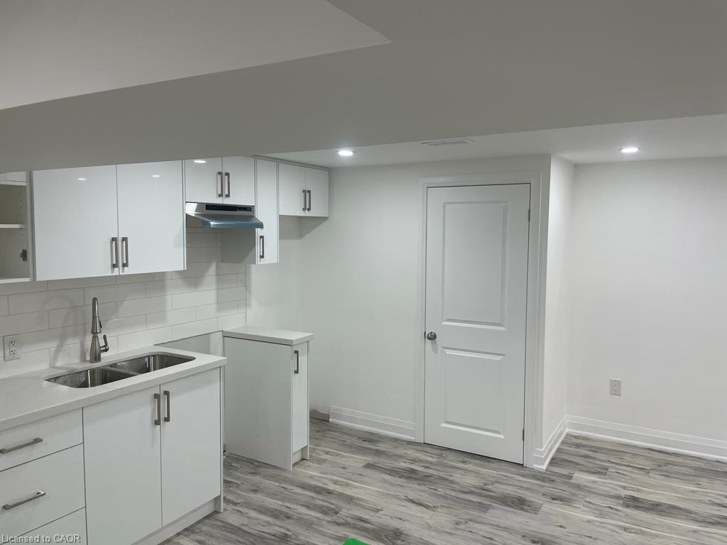 17 Fisher Crescent, Hamilton, ON - Indoor Photo Showing Kitchen With Double Sink