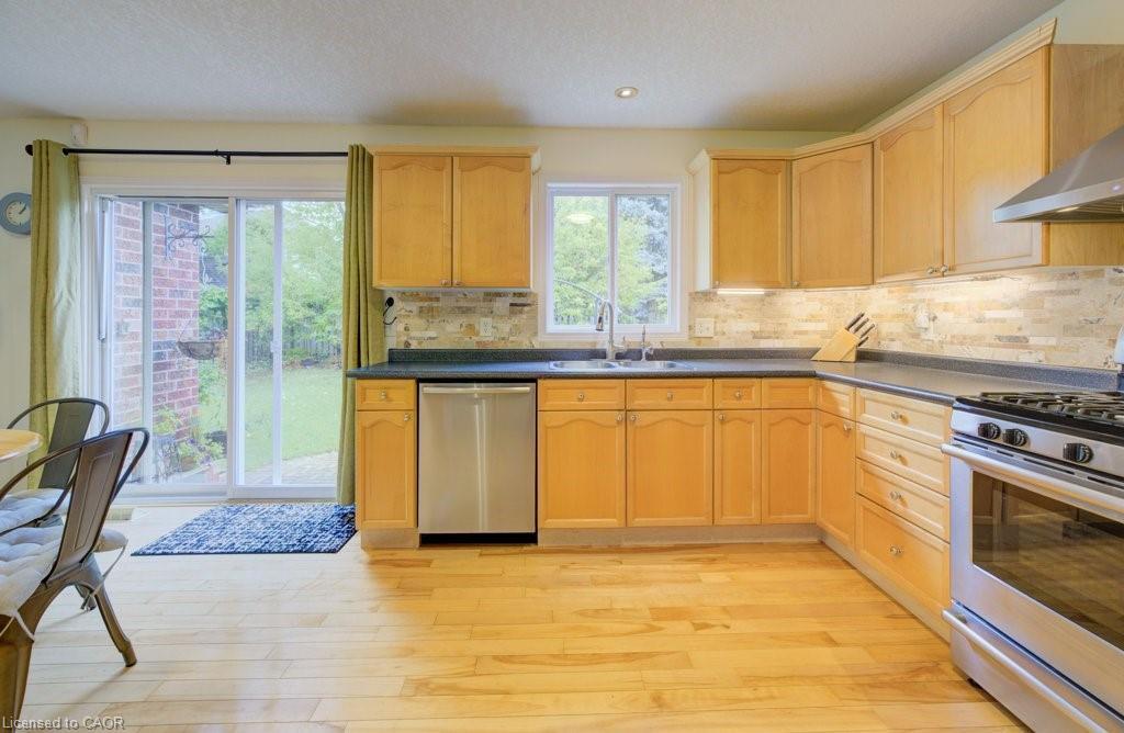 704 Shediac Crescent, Waterloo, ON - Indoor Photo Showing Kitchen With Stainless Steel Kitchen With Double Sink