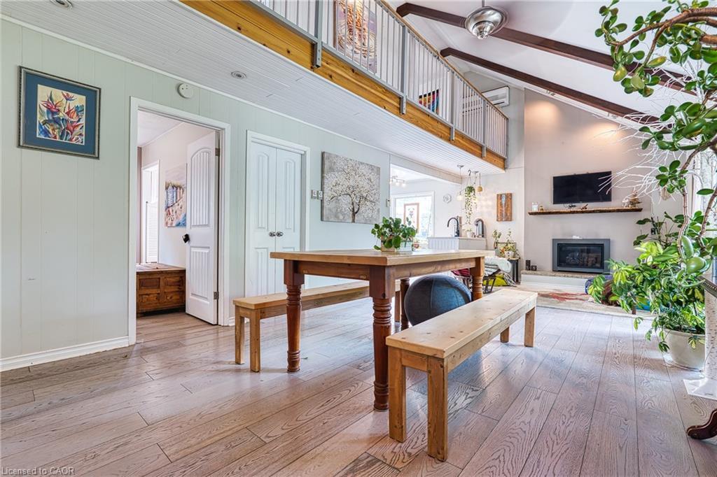 74434 Woodland Drive, Bluewater, ON - Indoor With Fireplace