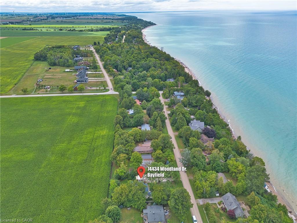 74434 Woodland Drive, Bluewater, ON - Outdoor With Body Of Water With View