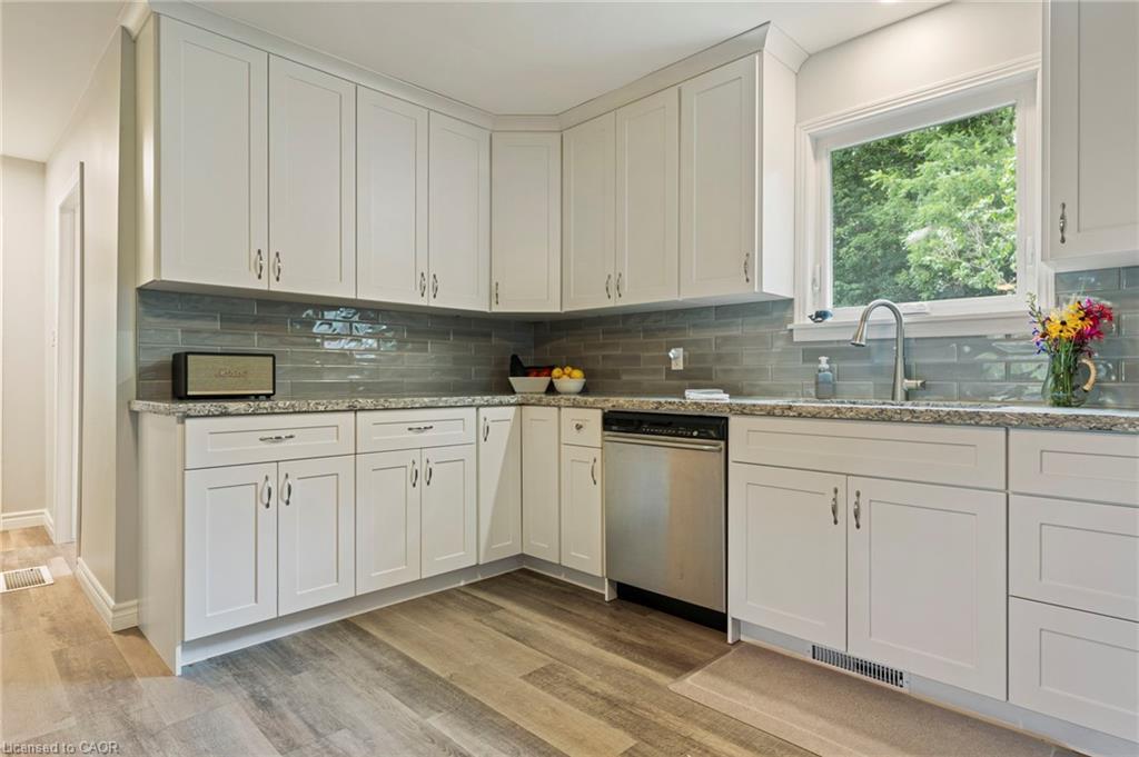 275 West Quarter Line, Forestville, ON - Indoor Photo Showing Kitchen With Double Sink