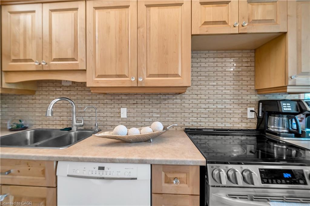 101-121 University Avenue E, Waterloo, ON - Indoor Photo Showing Kitchen With Double Sink