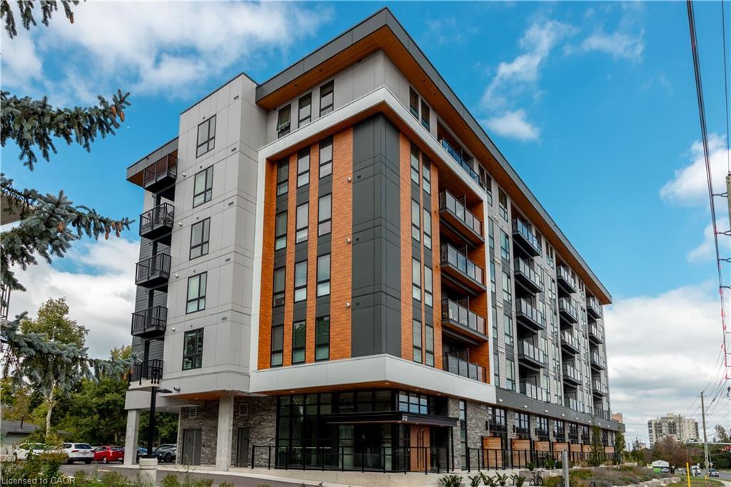 616-312 Erb Street W, Waterloo, ON - Outdoor With Balcony With Facade