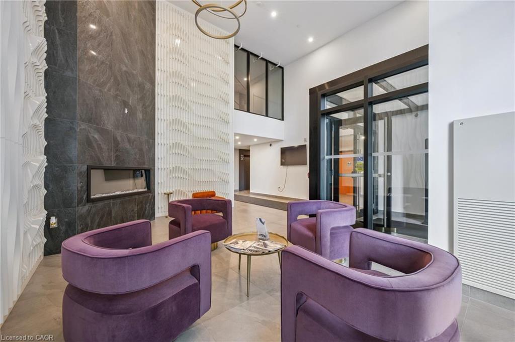 1106-1438 Highland Road W, Kitchener, ON - Indoor Photo Showing Other Room With Fireplace