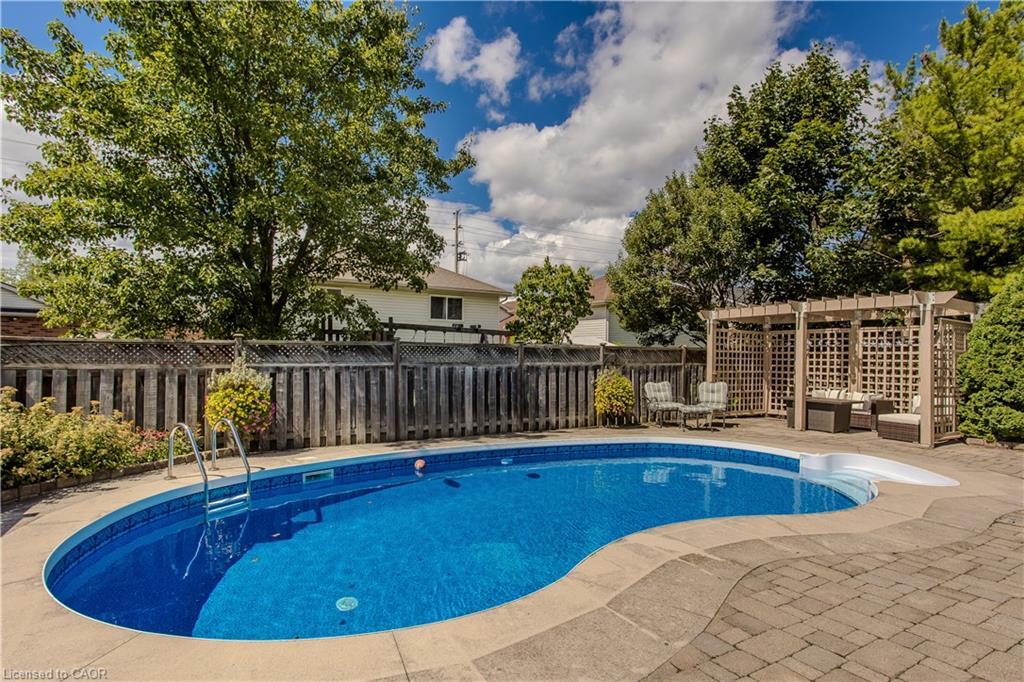 56 Farris Avenue, St. Catharines, ON - Outdoor With In Ground Pool With Backyard