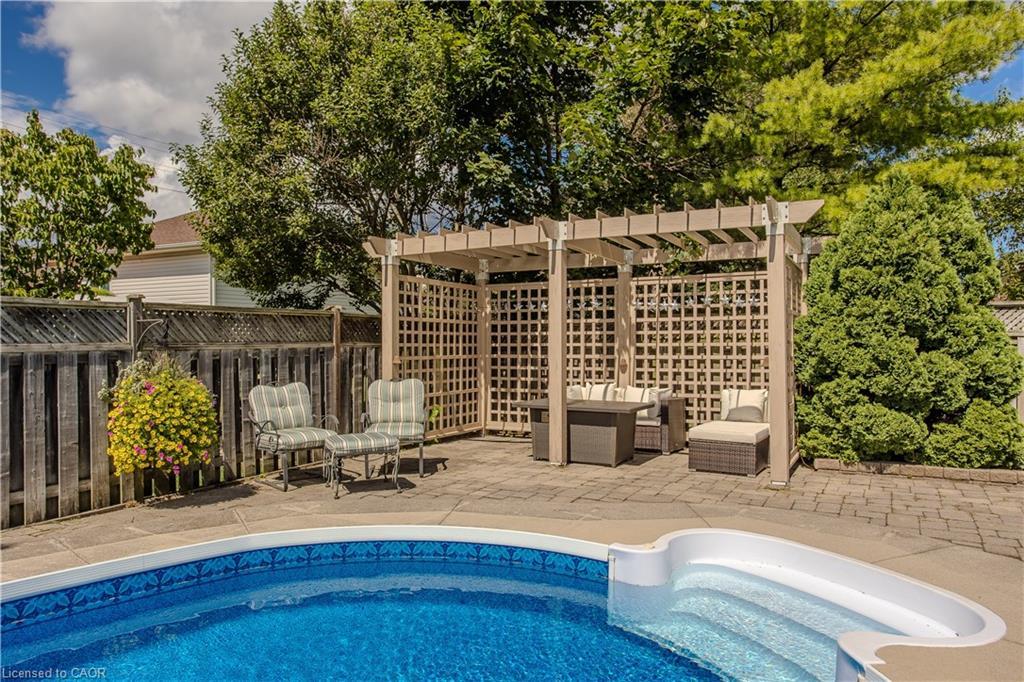 56 Farris Avenue, St. Catharines, ON - Outdoor With In Ground Pool With Deck Patio Veranda With Backyard