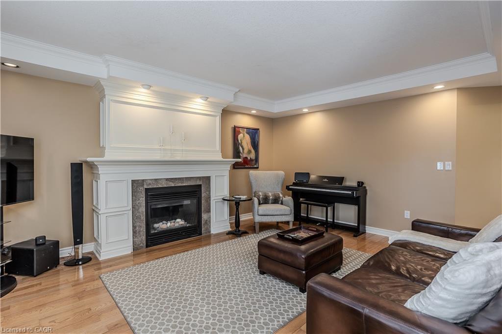 56 Farris Avenue, St. Catharines, ON - Indoor Photo Showing Living Room With Fireplace