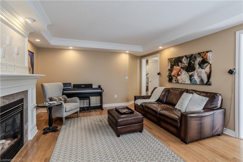 56 Farris Avenue, St. Catharines, ON - Indoor Photo Showing Living Room With Fireplace