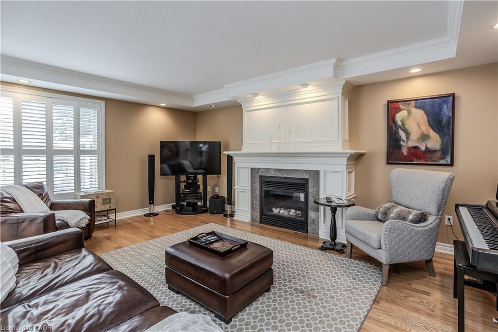 56 Farris Avenue, St. Catharines, ON - Indoor Photo Showing Living Room With Fireplace