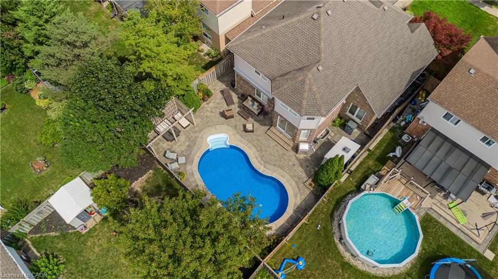 56 Farris Avenue, St. Catharines, ON - Outdoor With In Ground Pool With Deck Patio Veranda With View
