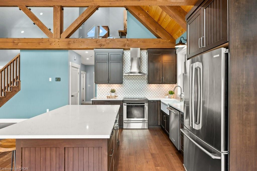 1040 Clyde Road, Cambridge, ON - Indoor Photo Showing Kitchen With Upgraded Kitchen