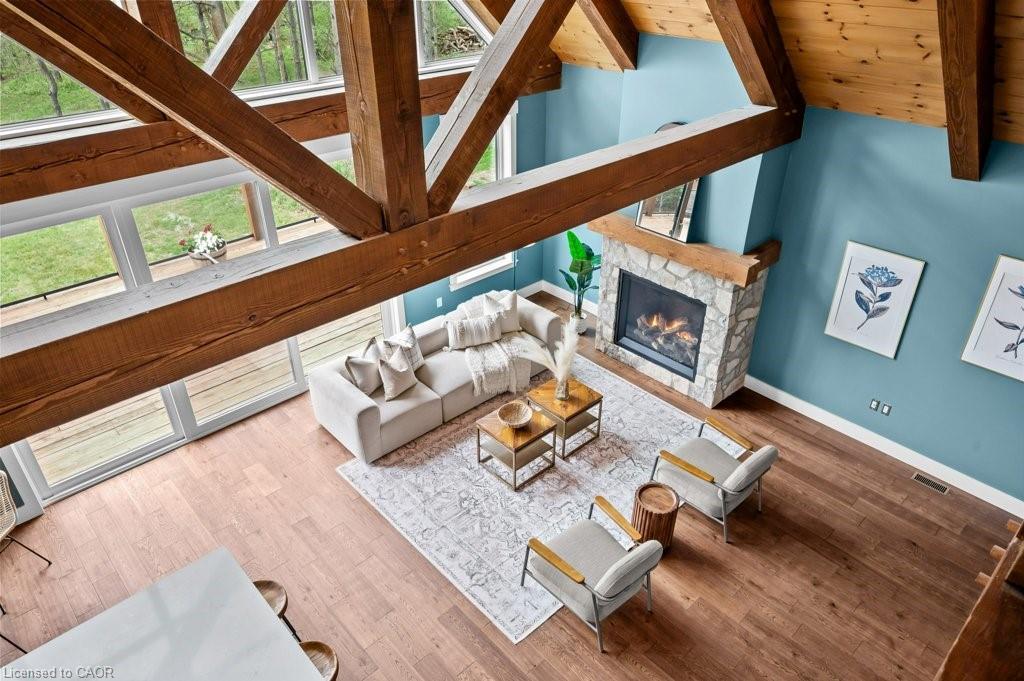 1040 Clyde Road, Cambridge, ON - Indoor With Fireplace