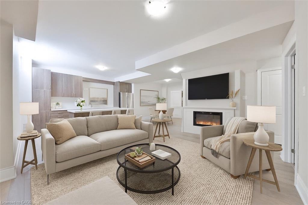 2163 Vineland Crescent, Oakville, ON - Indoor Photo Showing Living Room With Fireplace