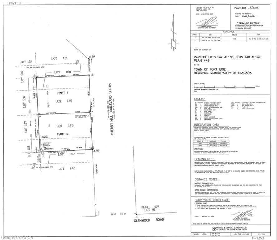 Lot 1-313 Cherryhill Boulevard S, Niagara Falls, ON