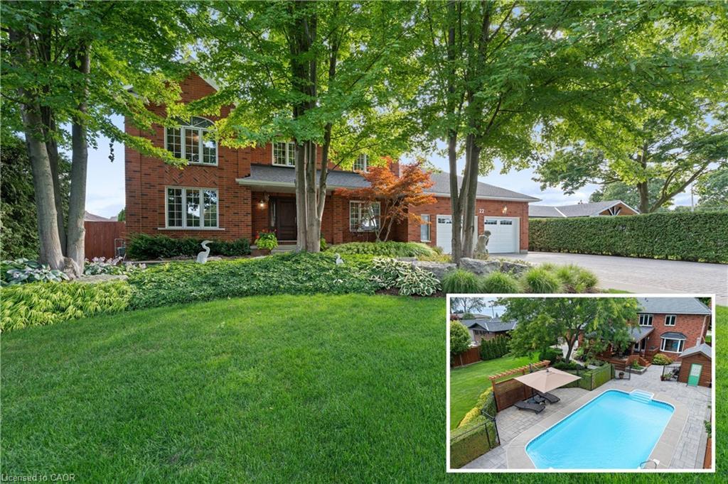 22 Wendakee Drive, Hamilton, ON - Outdoor With In Ground Pool