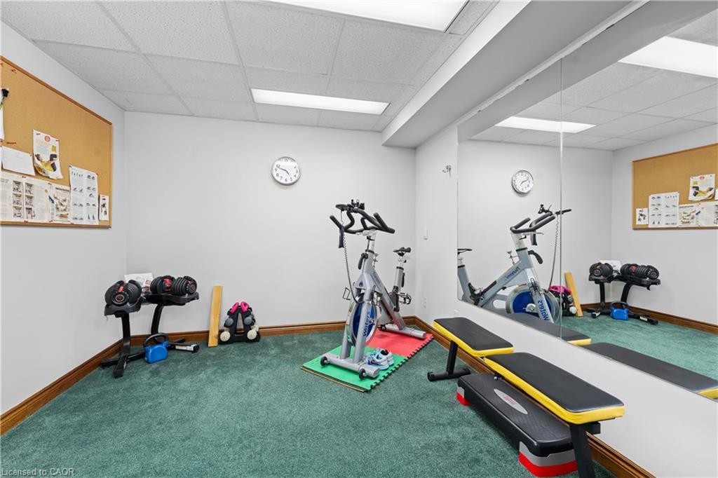 22 Wendakee Drive, Hamilton, ON - Indoor Photo Showing Gym Room