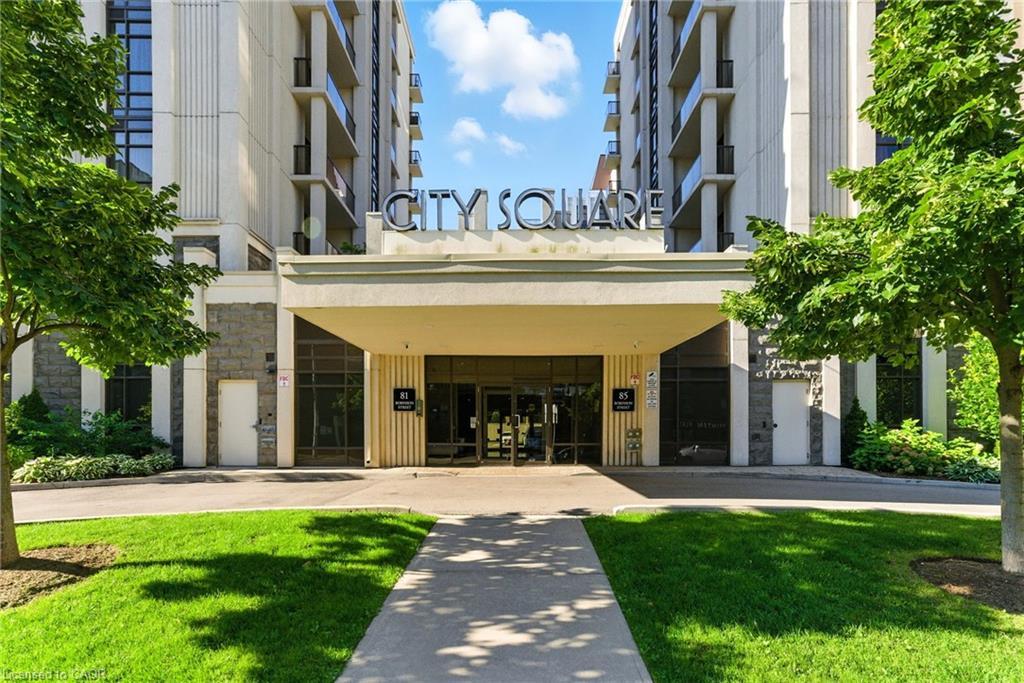 709-81 Robinson Street, Hamilton, ON - Outdoor With Balcony With Facade