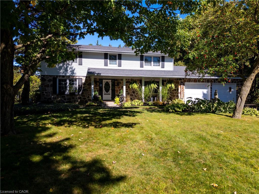 296 Edgehill Drive, Kitchener, ON - Outdoor With Deck Patio Veranda With Facade