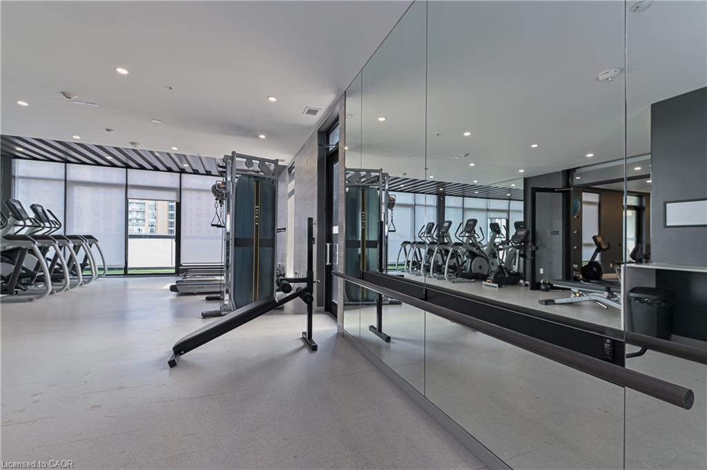 1212-181 King Street S, Waterloo, ON - Indoor Photo Showing Gym Room