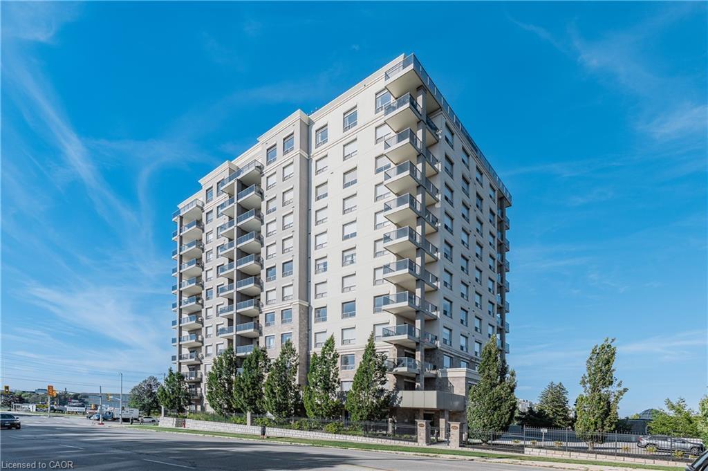 706-223 Erb Street W, Waterloo, ON - Outdoor With Balcony With Facade