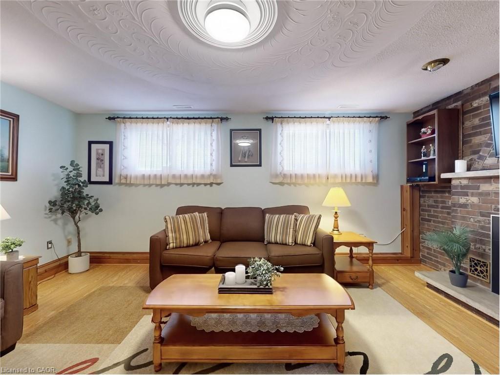 11 Meadowland Gate, Brampton, ON - Indoor Photo Showing Living Room With Fireplace