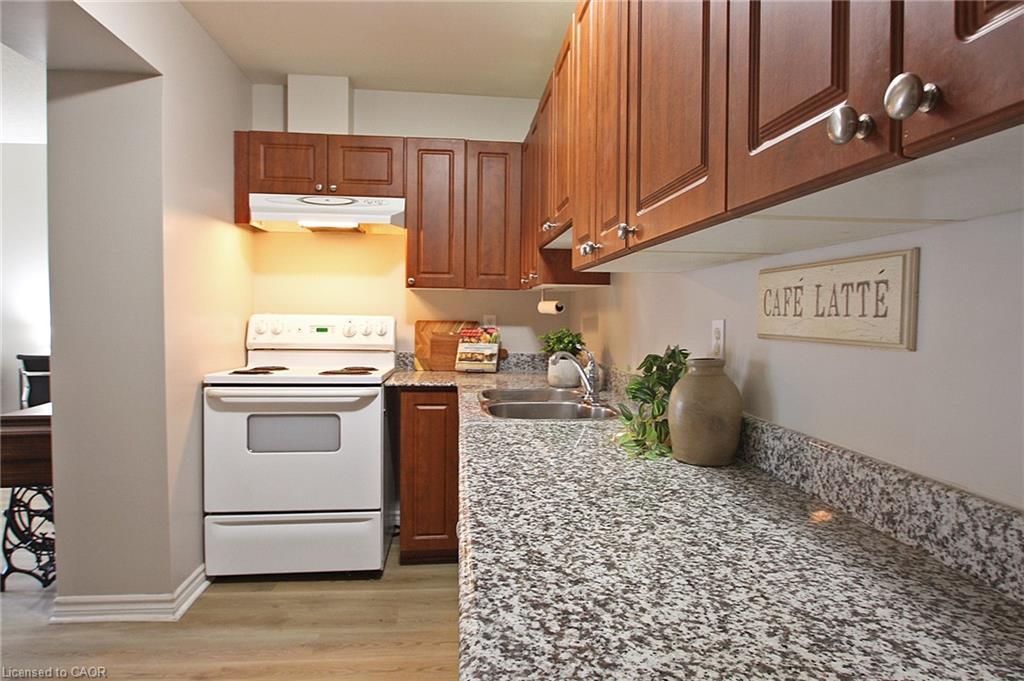 309-135 James Street S, Hamilton, ON - Indoor Photo Showing Kitchen With Double Sink