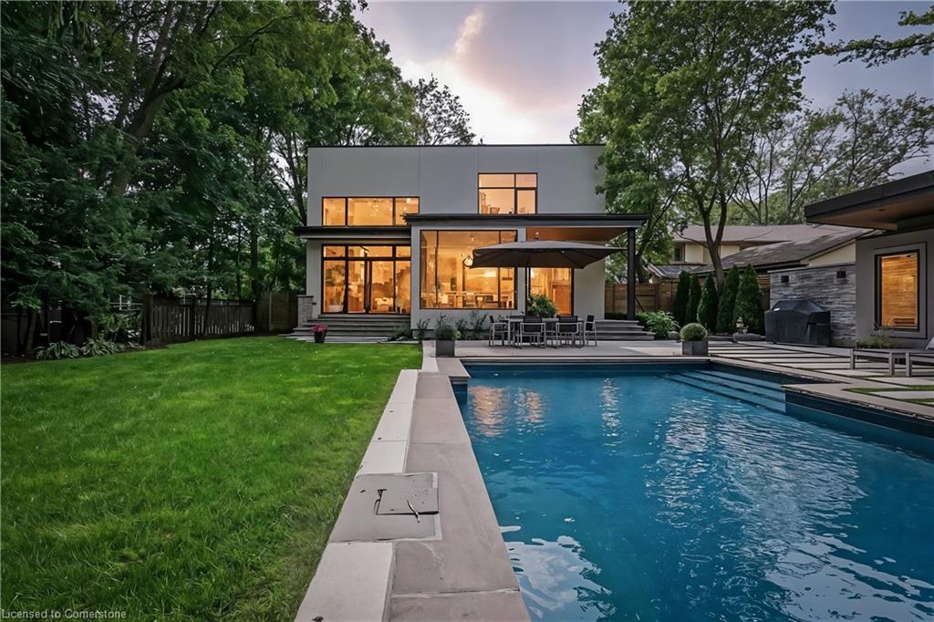 363 Morrison Road, Oakville, ON - Outdoor With In Ground Pool