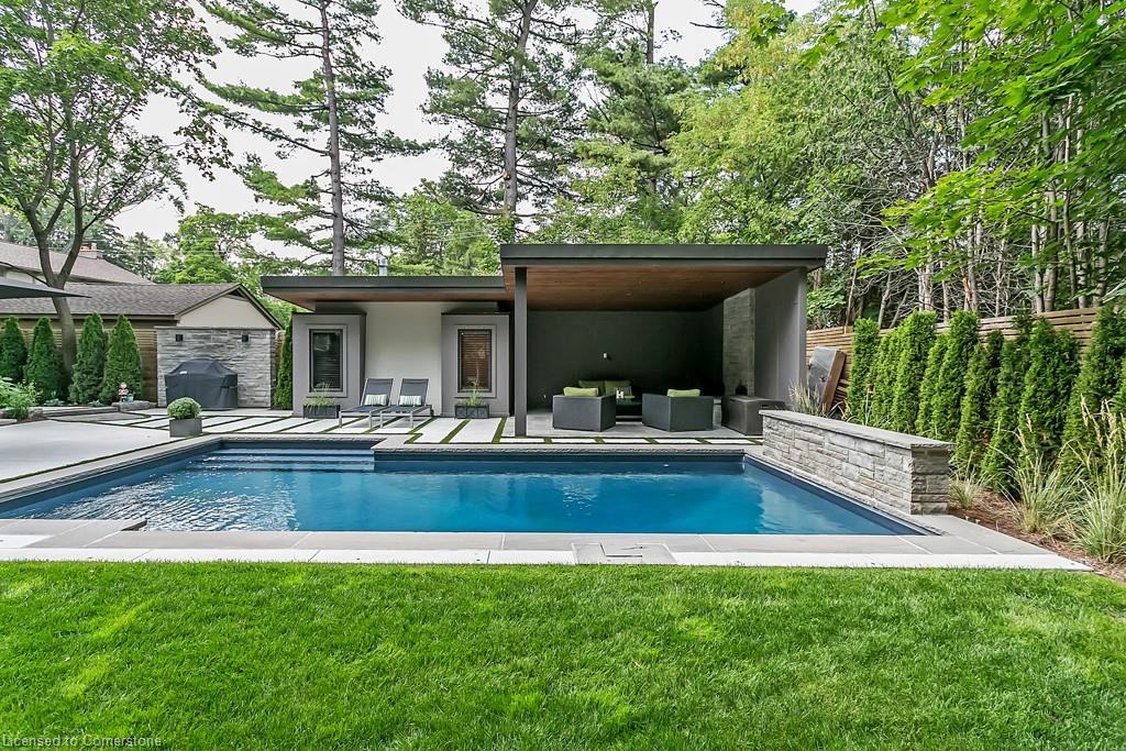 363 Morrison Road, Oakville, ON - Outdoor With In Ground Pool With Backyard With Exterior