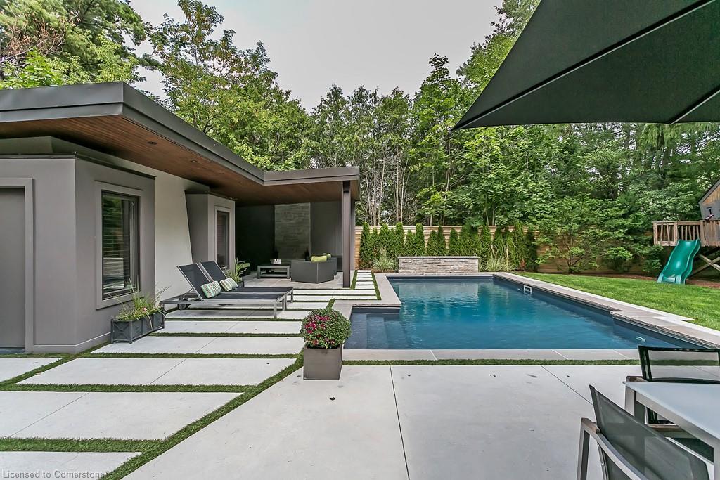 363 Morrison Road, Oakville, ON - Outdoor With In Ground Pool