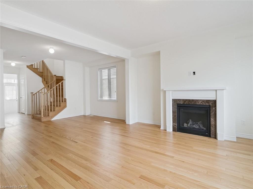 6 Bannister Road, Barrie, ON - Indoor Photo Showing Living Room With Fireplace