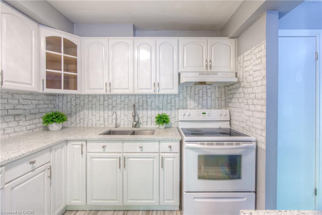 46 Guerin Avenue, Kitchener, ON - Indoor Photo Showing Kitchen With Double Sink