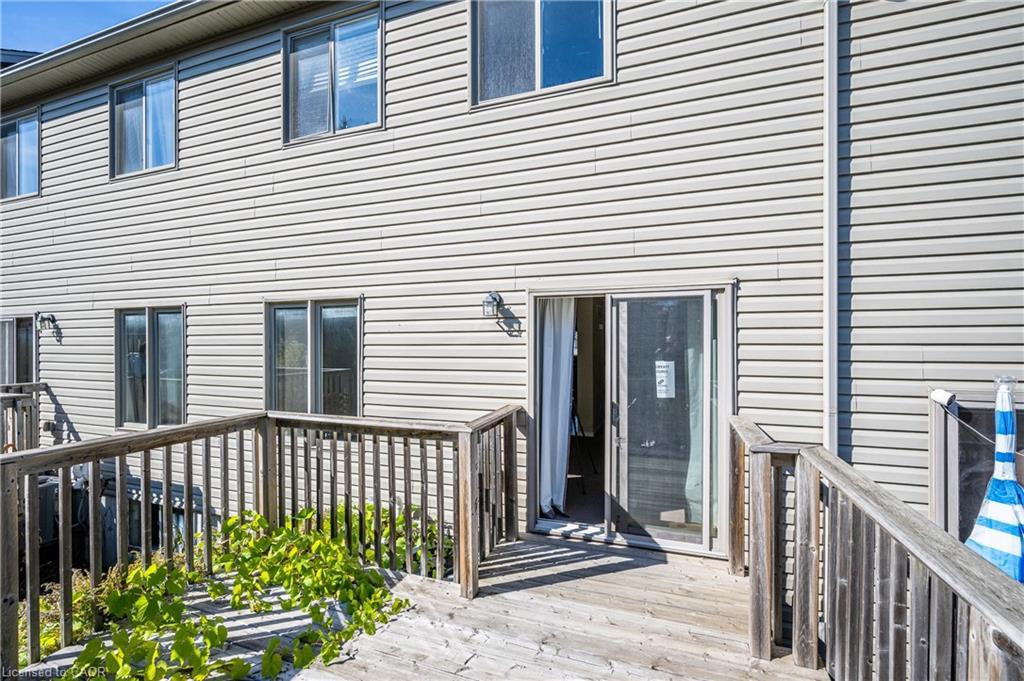 202 Maitland Street, Kitchener, ON - Outdoor With Deck Patio Veranda With Exterior
