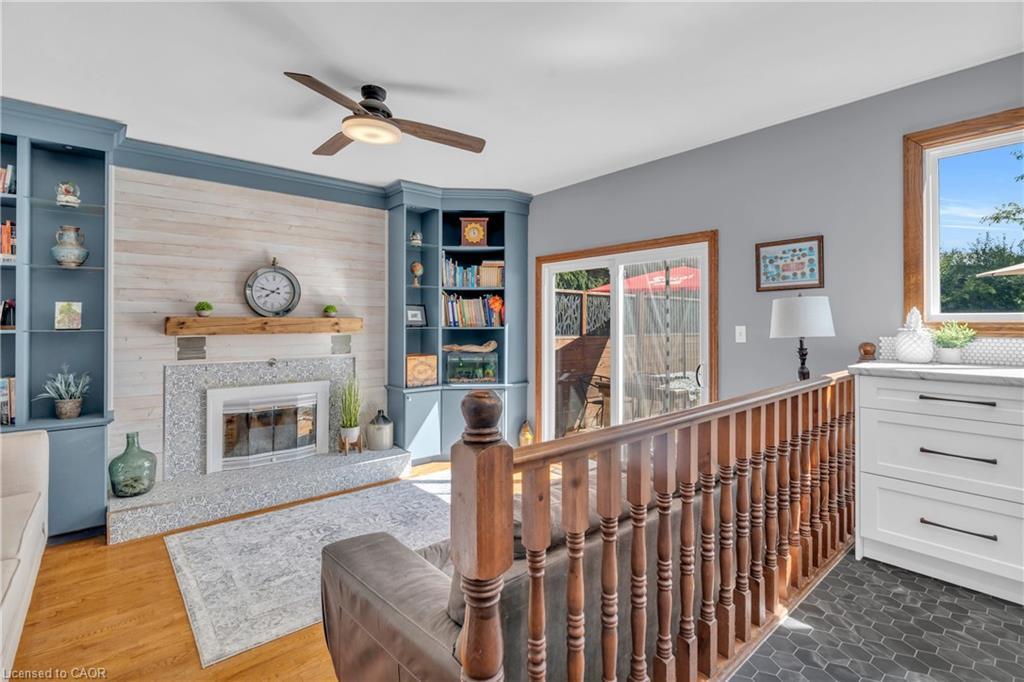 21 Burwell Road, Stratford, ON - Indoor With Fireplace